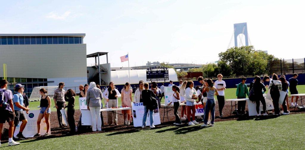 Club Fair on the field